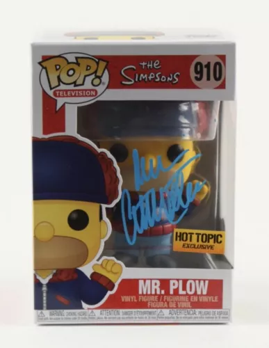 Dan Castellaneta Simpsons #910 Mr. Plow Homer Hot Topic Signed Funko Pop Beckett