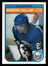 1982-83 O-Pee-Chee Anders Kallur #203 - New York Islanders