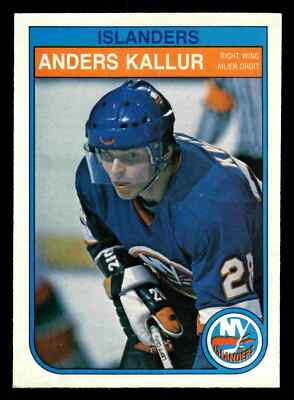 1982-83 O-Pee-Chee Anders Kallur #203 - New York Islanders