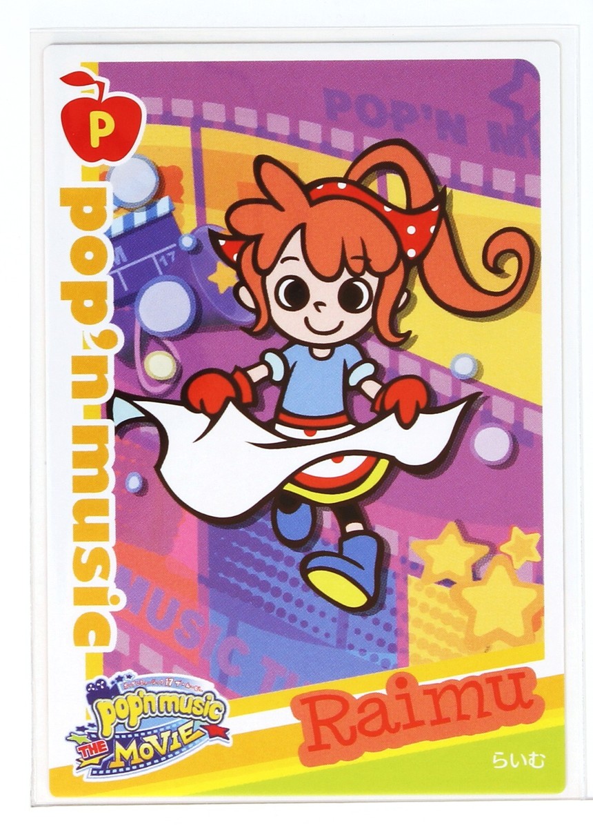 Pop'n Music Card PF20N041 Raimu Konami Japan Game Character | eBay
