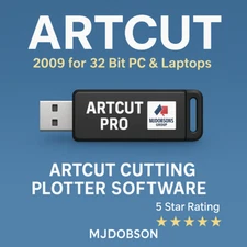 ARTCUT 2009 Brilliant Vinyl Cutting Plotter Software For Sign Making 