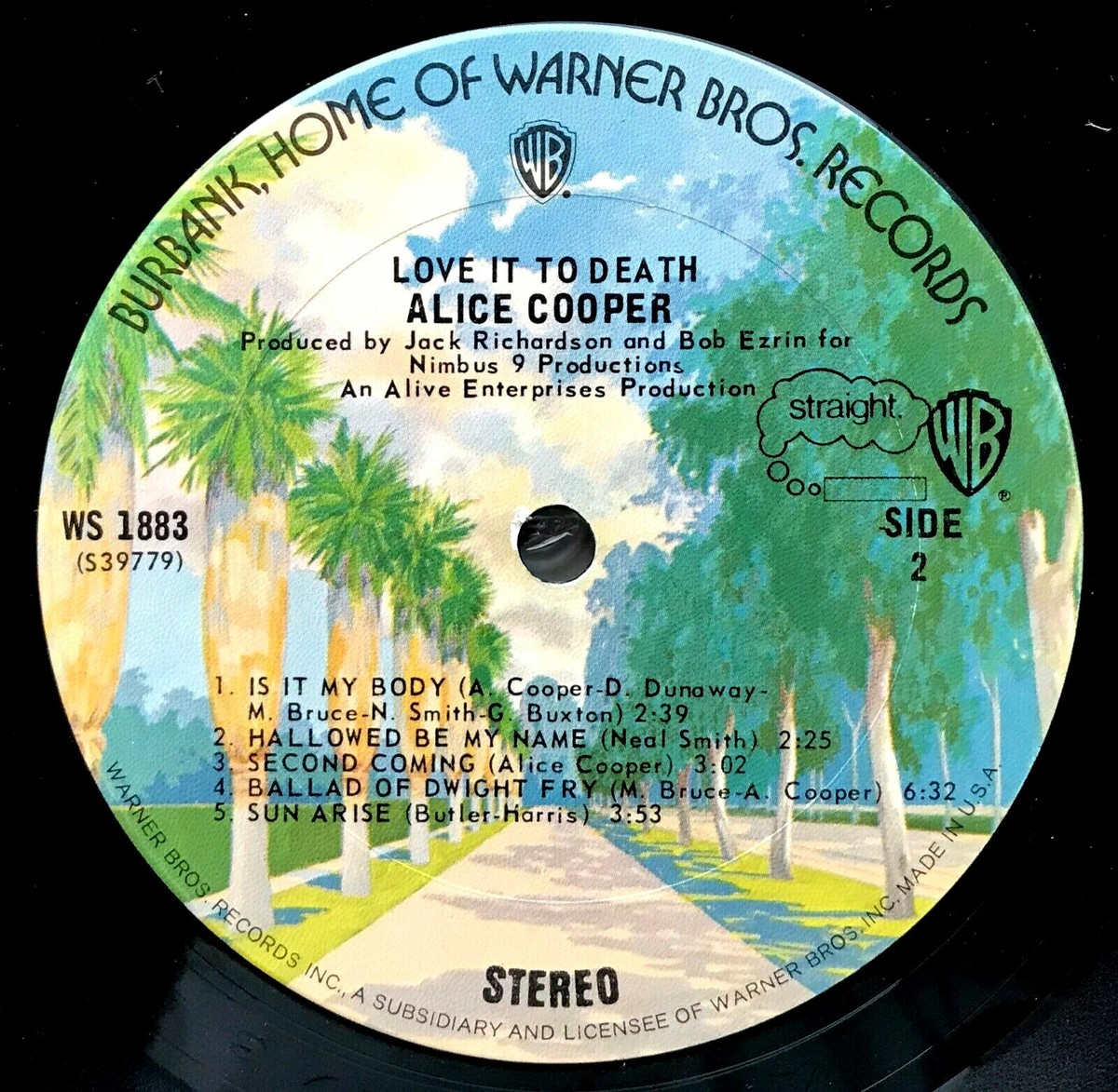 その他 LP Alice Cooper Love It To Death P8094W WARNER BROS /00400 ALICE COOPER 