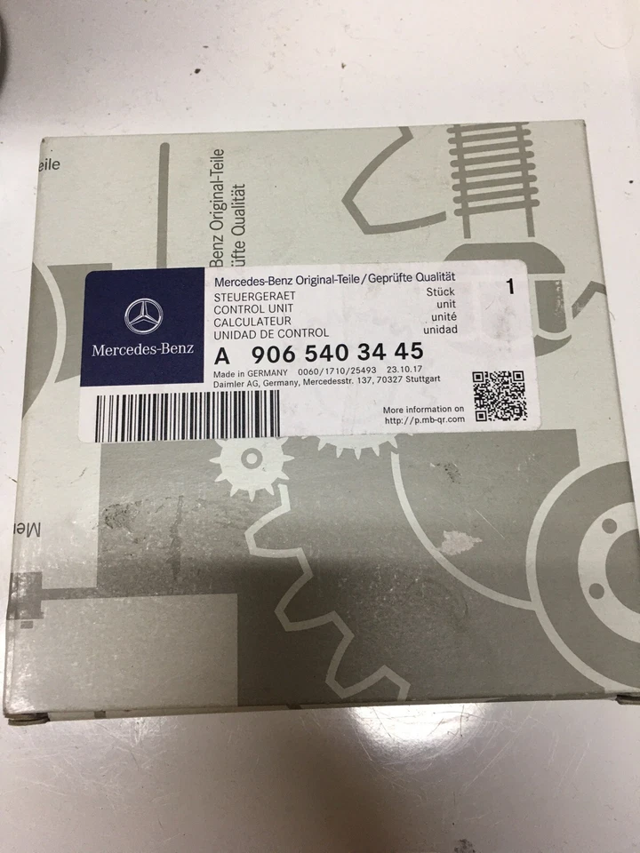 Novo Módulo de Controle Sprinter Genuíno 9065403445 Unidade de Pressão de Pneus OEM - Imagem 2 de 3