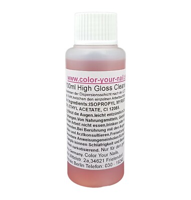 500ml Color Your Nails Highgloss Nagelcleaner Brillanter Glanz Abschluss Cleaner