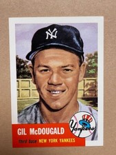 Gil McDougald ~ 1991 Topps Archives Ultimate '53 Set #43 New York Yankees  -