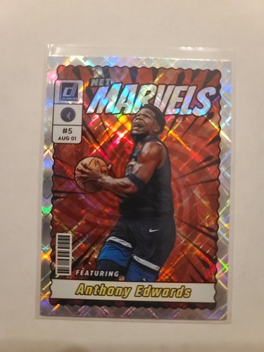 2023-24 Donruss Net Marvels Anthony Edwards #10 Diamond Minnesota Timberwolves - Foto 1 di 2