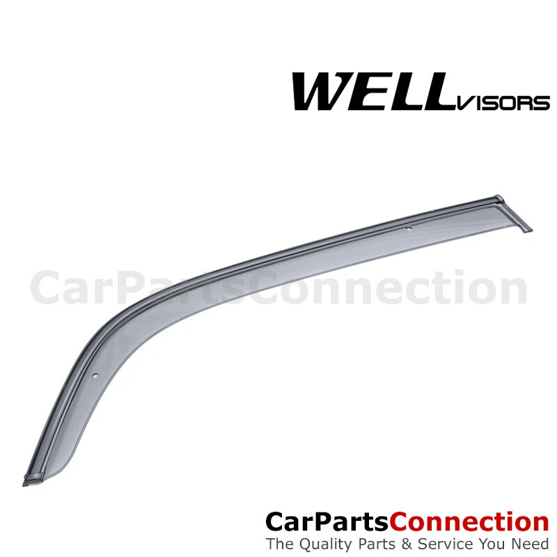 WellVisors Window Visors 2007-2013 Suzuki SX4 Hatchback Side Deflectors - Image 3 of 4