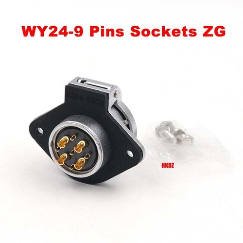 WY24 TE+ZG Aviation Plugs Sockets IP67 Waterproof Cable Connector 2 3 4~19 Pins - Picture 36 of 40