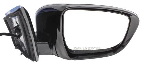 Fits 15-16 NS MURANO POWER MIRROR PAINT TO MATCH BLACK W/SIGNAL W/O HEAT-CAMER R