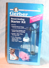 NEW IN BOX 1997 VINTAGE BABY GERBER BREAST FEEDING STARTER KIT