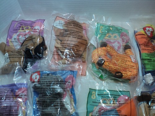UNOPENED Mc Donalds happy meal TY beanie babies set of 12 1998 plus 5 duplicates - Picture 7 of 12