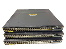 JL074A I LOT OF 3 HPE Aruba 3810M 48G PoE 10/100/1000BASE-T 1-Slot Switch