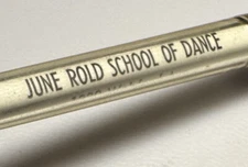 Vintage Des Plaines Illinois June Rold School Of Dance Dacing Advertising IL Pen