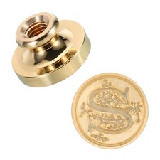 Alphabet S Wax Seal Stamp Initial Letter Sealing Wax Stamp Retro Brass Head