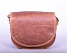 ONA SAVANNAH LEATHER CAMERA  CROSSBODY BAG COGNAC - SURFACE BLEMISHES