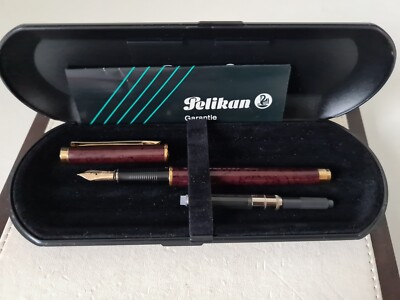 Pelikan New Classic P381 ''M'' 14ct./585 Füllhalter Füller Marsala-Rot 1992-1995
