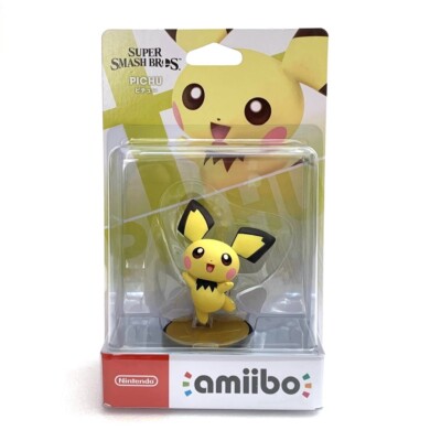 Nintendo amiibo Pichu Super Smash Bros Series Pokémon Character Figure Japan New