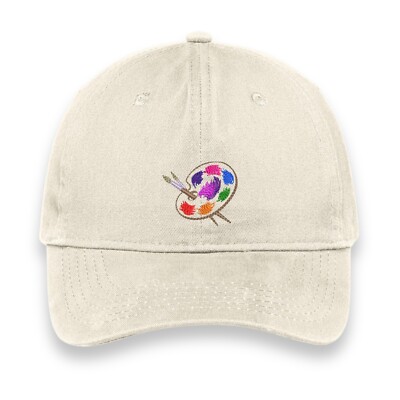 Artist Palette Embroidered Hat, Painter Gift Cap, Creative Art Accessory