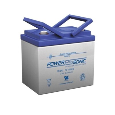 New Power Sonic PS-12350 NB/M6 12V 35AH Non-Spillable Sealed Lead Acid Battery