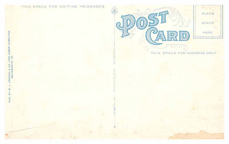 Postcard BUILDING SCENE Matamoras Pennsylvania PA 9/18 AT7705 eBay