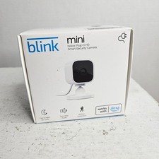 Blink Mini Indoor Plug-In Live HD Smart Secur...