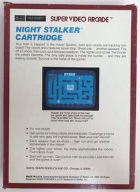 Super Video Arcade SEARS 3 Game Lot Intellivision Night Stalker Soccer Racing