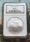 NGC 2006 MS69 American Silver Eagle 🇺🇸