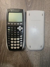 Texas Instruments TI-84 Plus Silver Edition Graphing Calculator W/ Cover 