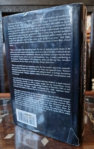 Left At East Gate ~ Larry Warren And Peter Robbins. First UK Edition Hardback - Picture 3 of 24