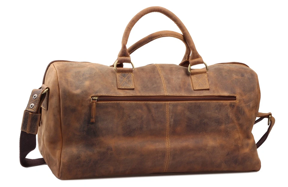 Greenburry Reisetasche Leder Sporttasche Freizeittasche Ledertasche Damentasche - Bild 3 von 4