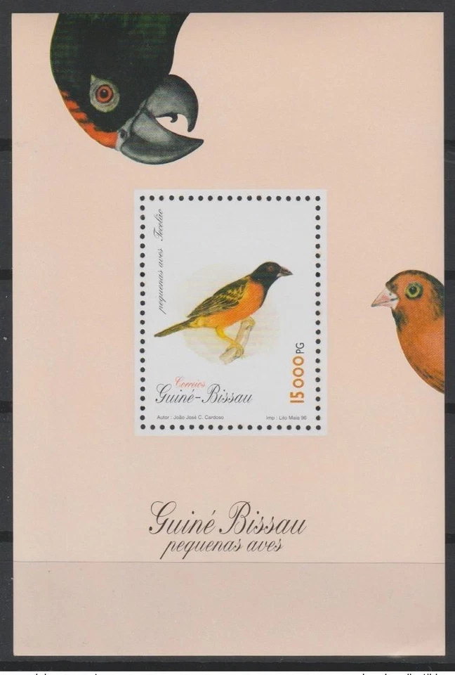 Guiné-Bissau Guinea Guinée 1996 Mi. Bl. 299 Oiseaux Birds Vögel Aves MNH - Photo 1/1