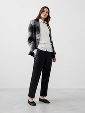 Banana Republic Factory Tapered High-Rise Pull-On Pant in Black NWT Size M