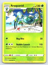 Araquanid 020/264 Rare Fusion Strike Pokemon Damaged
