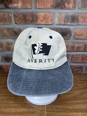 Vintage Averitt Embroidered Leaf Flag Logo Strapback Buckle Hat