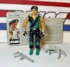 GI Joe Dial Tone 1986 v1 *100% COMPLETE w/File Card, Near Mint!* Vintage ARAH