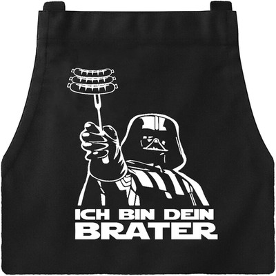 Grillschürze für Männer mit vier Taschen Star Wars Design Kochschürze Kochgesche