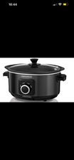 Morphy Richards 3.5L Sear & Stew Slow Cooker 163W - 460012 - Black