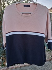 Ladies M&S Short Sleeve Jumper Size L