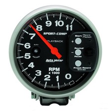 Autometer 3967 Sport Comp Playback Tachometer