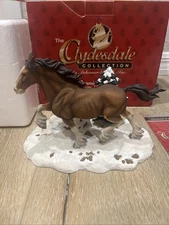 2000 Budweiser "Running Free" Clydesdale Figurine CLYD12 NIB