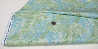 Timeless Treasures quilt-craft fabric SWIRL SCROLL grn 2 yds (cd-4319) LoveSpell