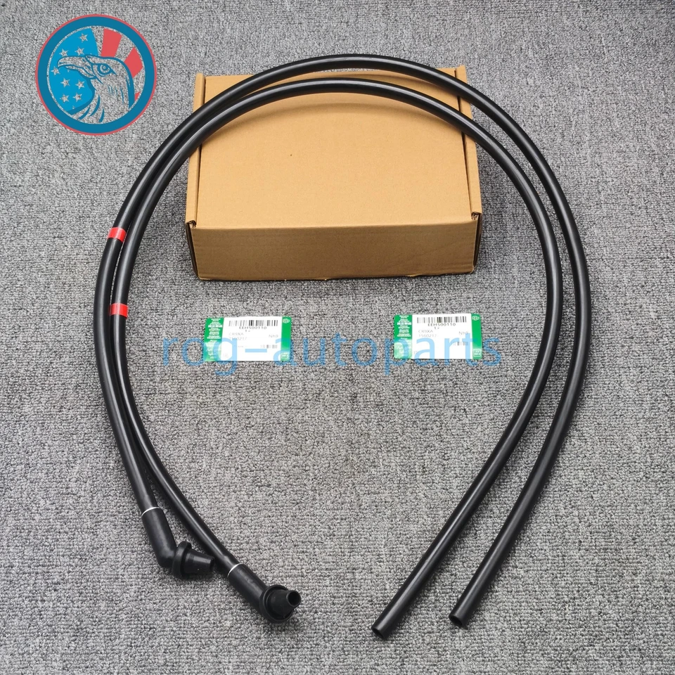 Front Sunroof Water Drain Tube Hose Set of 2 for 2005-2016 Land Rover LR3 LR4 Foto 3 de 4