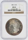 1881-S Morgan Silver Dollar NGC MS63 S$1 San Francisco Minted No Reserve