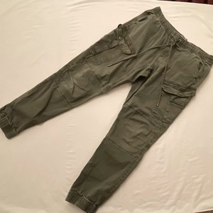 Lazer/Co Utility Workwear Men’s Green Cargo Jogger Pants M 30 Cotton Pockets