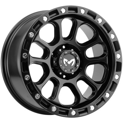 MKW M204 17x9 5x5'' +0mm Satin Black Wheel Rim 17'' Inch