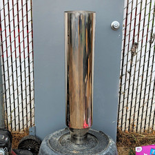 Diesel Exhaust Stack 5 In Inlet 8in Outlet Never Used Comes With Bed Clamps