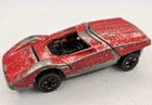 Hot Wheels Redline 1973 Ferrari 512 S Red Enamel Hong Kong Original Casting