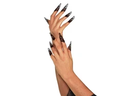 10 pcs Gothic Metal Fingernail Armor Finger Tips Ravenna Evil Queen Talons Claws