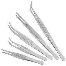5 Pcs Stainless Steel Tweezers Gardening Accessory Garden Tool Hand Set