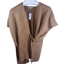 NWT Ann Taylor LOFT Size Medium/Large Relaxed Fit Womens Cardigan Dark Brown